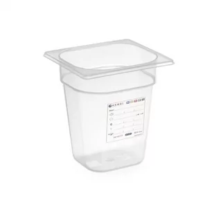 Hendi Pojemnik GN 1/6 150 mm, HACCP polipropylen | , 880470 HENDI-880470 - Pojemniki i kosze gastronomiczne - miniaturka - grafika 1
