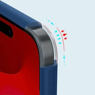 Wzmocnione etui do iPhone 15 Pro Max Nillkin Super Frosted Shield Pro - niebieskie - Etui i futerały do telefonów - miniaturka - grafika 7