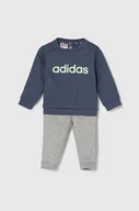 Dresy i komplety dla chłopców - adidas dres dziecięcy kolor szary - miniaturka - grafika 1