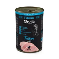 Mokra karma dla psów - Fitmin For Life Turkey Indyk 400g 57790-uniw - miniaturka - grafika 1