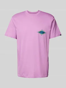 T-shirt z nadrukiem z logo - Koszulki męskie - miniaturka - grafika 1