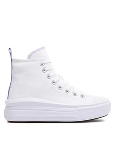 Converse Trampki Chuck Taylor All Star Move Platform A03667C Biały - Buty dla dziewczynek - miniaturka - grafika 1