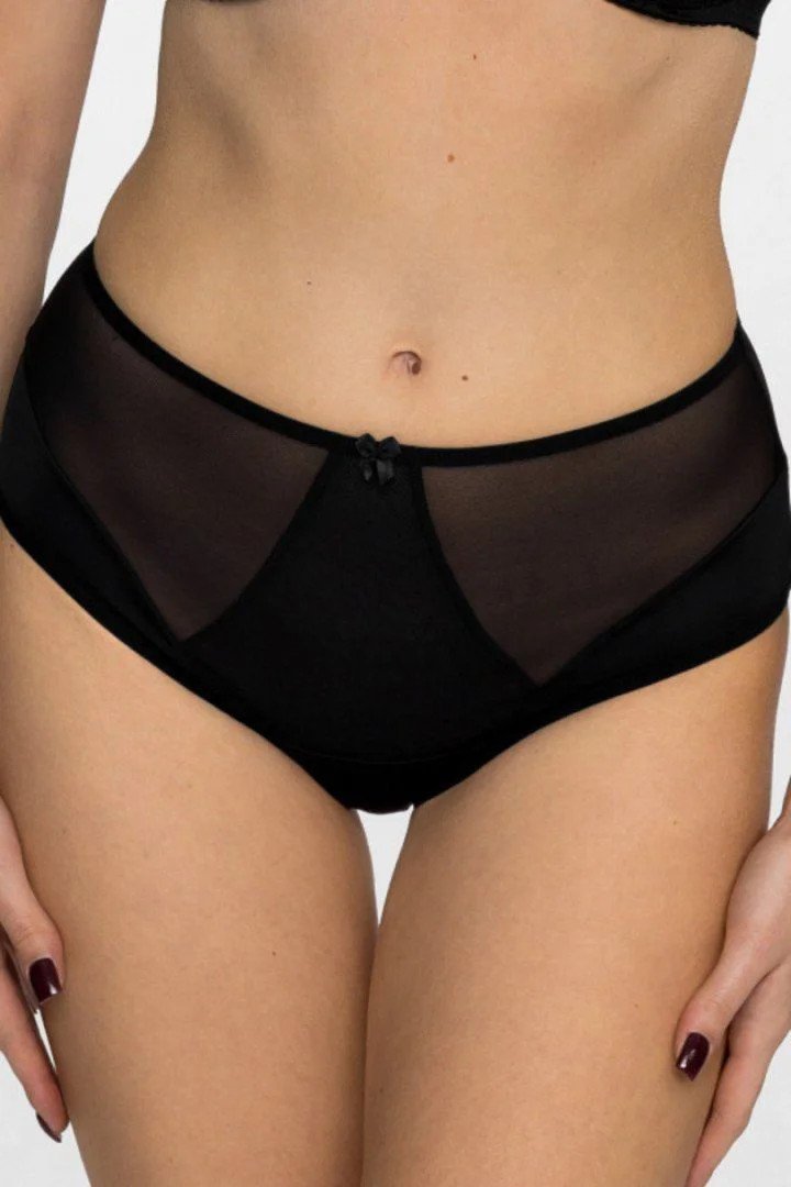 Figi Sara 001 Czarne Xl Fioletowy