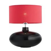 Lampy stojące - Argon Lampa stołowa SEKWANA 3046 1pł chrom Czarny czerwony - miniaturka - grafika 1