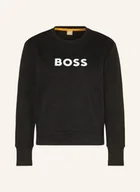 Bluzy damskie - Boss Bluza Nierozpinana Elaboss schwarz - BOSS - miniaturka - grafika 1