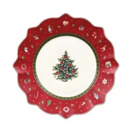 Talerze - Villeroy & Boch Toy's Delight Talerz sałatkowy czerwony średnica: 24 cm 14-8585-2640 - miniaturka - grafika 1
