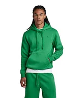 Bluzy męskie - G-STAR RAW Męska bluza z kapturem Premium Core, zielony (Jolly Green C235-d608), XS - miniaturka - grafika 1