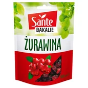 Inne przekąski suche - SANTE Żurawina wielkoowocowa 100 g Sante - miniaturka - grafika 1