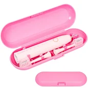 Końcówki do szczoteczek elektrycznych - ETUI NA SZCZOTECZKĘ DO ZĘBÓW HECKERMANN RÓŻOWE - miniaturka - grafika 1