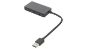 Huby USB - UA0396 Hub USB, USB A gniazdo x4, USB A wtyk, USB 3.2, PnP, 5Gbps - miniaturka - grafika 1