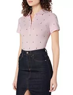 Koszulki i topy damskie - Nautica Damska koszulka polo Anchor Short Sleeve Breathable Stretch Cotton Polo Shirt, Różowy - Cradle Pink, XS - miniaturka - grafika 1