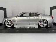 Samochody i pojazdy dla dzieci - Jada Toys  Dodge Charger 2006 R/T Silver 1:18 90723A - miniaturka - grafika 1