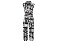 Kombinezony - esmara® Kombinezon damski (Czarny / biały, XS (32/34)) - miniaturka - grafika 1