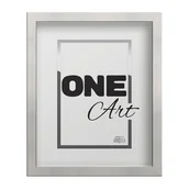 Ramki na zdjęcia - Ramka na zdjęcia kwadrat Hekla 30x30 MDF biały 1szt. - miniaturka - grafika 1