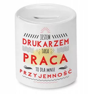 Skarbonka Dla Drukarza na Urodziny Prezent z Nadrukiem ze Zdjęciem - Skarbonki - miniaturka - grafika 1