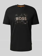 Koszulki męskie - T-shirt z nadrukiem z logo - miniaturka - grafika 1