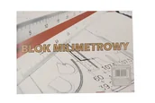 Szkolne artykuły papiernicze - Blok milimetrowy A4 20 ark - miniaturka - grafika 1