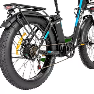 'Ridstar MN26 Electric Bike, 750W Motor 26*4.0'' Fat Tire, 48V 20Ah Battery, 58km/h Max Speed, Shimano 7-speed, Mechanical Disc B' - Rowery - miniaturka - grafika 5