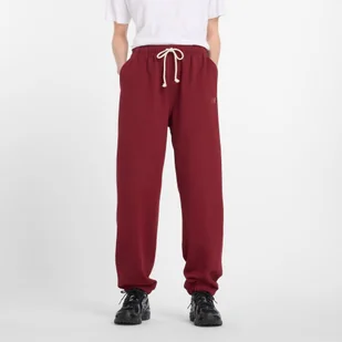 Spodnie damskie New Balance WP41513MHB bordowe - Spodnie sportowe damskie - miniaturka - grafika 1