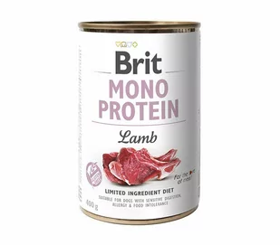 Brit MONO PROTEIN LAMB 400g - Mokra karma dla psów - miniaturka - grafika 1