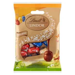 Lindt Lindor Czekolada mleczna gorzka oraz biała z nadzieniem 90 g - Inne słodycze - miniaturka - grafika 1