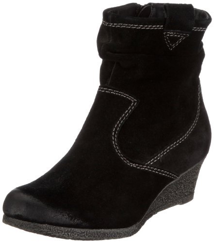 Jana Fashion 8-8-25324-27 damskie kozaki, czarny - Czarny czarny Suede - 40 EU Weit