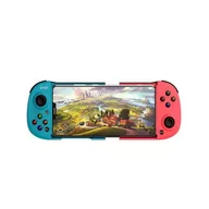 Kontrolery gier na PC - Kontroler bezprzewodowy / GamePad iPega PG-9217B z uchwytem na telefon (czerwono-niebieski) - miniaturka - grafika 1