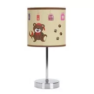 Lampy stojące - Ideus Lampka stołowa NUKA E14 BROWN 6508 - miniaturka - grafika 1