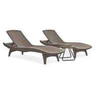 Meble ogrodowe - Keter zestaw mebli PACIFIC cappuccino - miniaturka - grafika 1