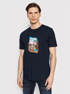 Koszulki męskie - Hugo Boss T-Shirt Touchy 50469748 Granatowy Regular Fit - grafika 1