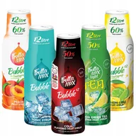 Syropy i koncentraty owocowe - 5x Syrop Fruttamax Brzoskwinia Tonic Cola Green Tea Limonka - miniaturka - grafika 1