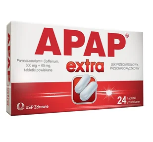 USP Zdrowie Sp. z o.o. USP Zdrowie Sp z o.o APAP EXTRA 24 tabl 3000944 - Suplementy naturalne - miniaturka - grafika 1