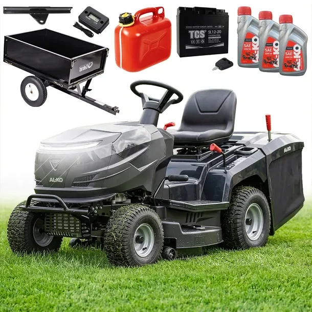 Traktor Ogrodowy z Koszem AL-KO T14-86.6 HD-A Automat 12 KM 86cm Przyczepka