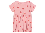 Sukienki i spódniczki dla dziewczynek - lupilu® Sukienka niemowlęca z bawełny (74/80, Różowy) - miniaturka - grafika 1