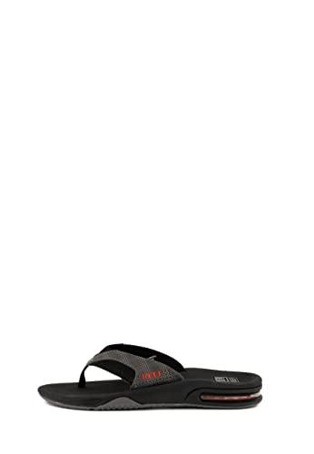 Reef Męskie klapki japonki Fanning Prints, szary - Szary Grey Plaid Bla GPC. - small