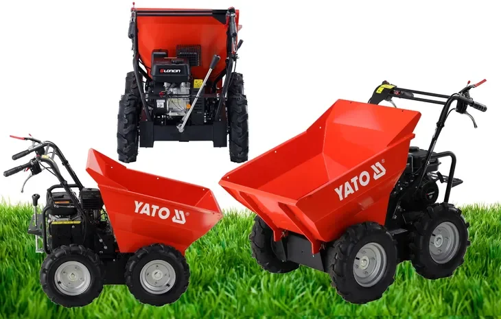 WOZIDŁO SPALINOWE Yato 300 kg 196 cm3 4x4 taczka silnik Loncin G200F
