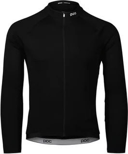 Koszulki rowerowe - POC Thermal Lite LS Jersey Men, czarny M 2022 Koszulki kolarskie - grafika 1