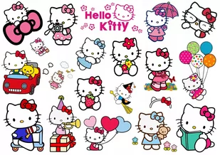 TATUAŻE DLA DZIECI ZMYWALNE HELLO KITTY Y6 - Prace ręczne dla dzieci - miniaturka - grafika 1