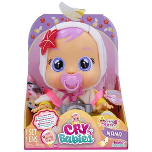 Tm Toys Cry Babies Tutti Frutti Lalka Nana IMC081376 IMC081376 - Lalki dla dziewczynek - miniaturka - grafika 1