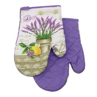 Fartuchy i rękawice kuchenne - Euromat Rękawice Kuchenne z Magnesem Lavender II 9118 11348 - miniaturka - grafika 1