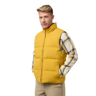 Męska kamizelka puchowa Jack Wolfskin NORDLICHT VEST M mustard - L - Kamizelki męskie - miniaturka - grafika 1