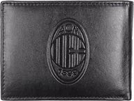 Portfele - AC Milan 143067, Akcesoria Podróżne-Portfele Unisex-Dorosły, Czarny, Unikalny, Czarny - miniaturka - grafika 1