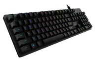 Klawiatury - Logitech G G512 CARBON LIGHTSYNC RGB Mechanical Gaming Keyboard with GX Brown switches klawiatura USB QWERTZ Swiss Węgiel 920-009347 920-009347 - miniaturka - grafika 1