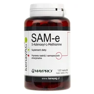 Suplementy naturalne - Kenay KENAY ul. Częstochowska 25, 62-800 Kalisz, Polska SAM-e S-Adenosyl-L-Methionine 120 kapsułek - miniaturka - grafika 1