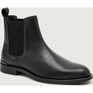 Tommy Hilfiger Skórzane sztyblety - Botki męskie - miniaturka - grafika 1