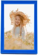 Ramki na zdjęcia - Ramka na zdjęcie 15x10 wąska 10x15 niebieska, blue - miniaturka - grafika 1