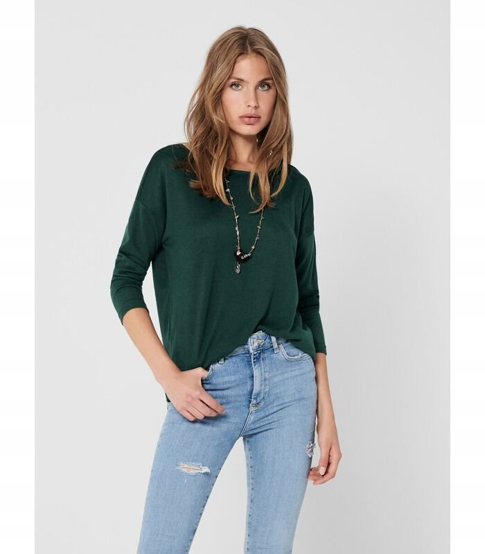 Only Sweter Damski Zielony Z Rękawem 3/4 Xl 1Sha
