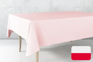 Obrus 140x300 Plamoodporny Klasyczny Elegant Pudrowy Róż - Obrusy i serwetki - miniaturka - grafika 11