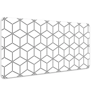 Podkładka mata ochrona biurka Szare kostki 100x50cm, Dywanomat - Podkładki na biurko - miniaturka - grafika 1