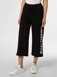 KENDALL + KYLIE - Damskie spodnie dresowe, czarny - Spodnie sportowe damskie - miniaturka - grafika 1